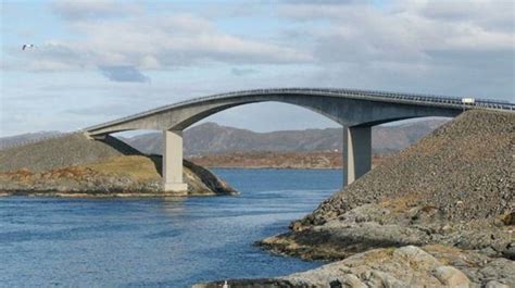 World Amazing Pictures Beautiful Bridge In Norway