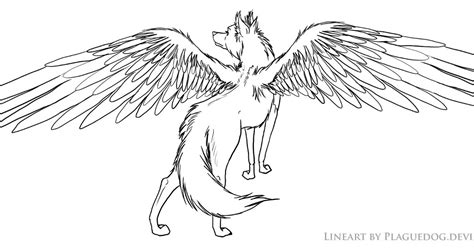 Wolf Pup Anime Winged Wolf Coloring Pages Anime Wallpapers