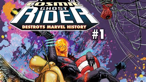 Comic Frontline The Marvel Universe Is Destroyedby Cosmic Ghost Rider