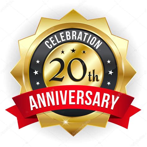 20 year work anniversary for two highway transport tanker truck drivers jackie taylor and james nicely. 20 year anniversary button ⬇ Vector Image by © newartgraphics | Vector Stock 33796941