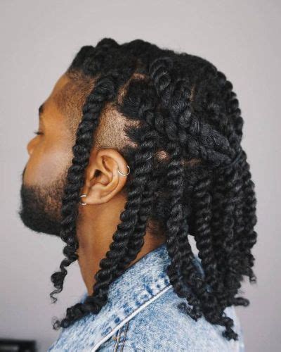 Two Strand Twist Men Hairstyles That Look Fresh In Mens