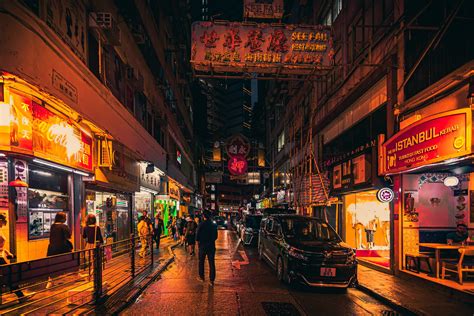 City Street Photo During Nighttime · Free Stock Photo