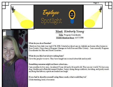 Employee Spotlight Kimberly Young