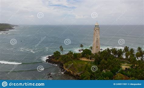 Dondra Lighthouse Matara Sri Lanka Stock Image Image Of Tourism