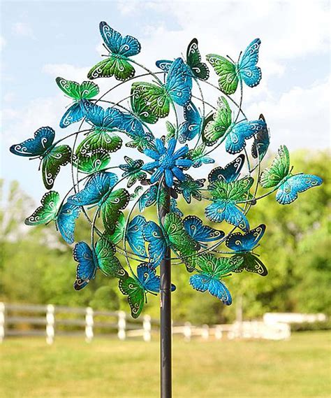 Wind And Weather Butterflies Garden Spinner In 2022 Metal Wind Spinners