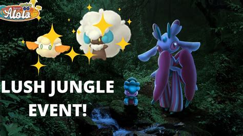 shiny cottonee is coming lush jungle event details youtube