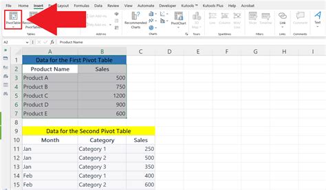 How To Add Multiple Pivot Tables To One Sheet In Microsoft Excel