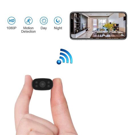 Hidden Security Cameras HUOMU Mini Spy Cam 1080P HD Wireless WiFi