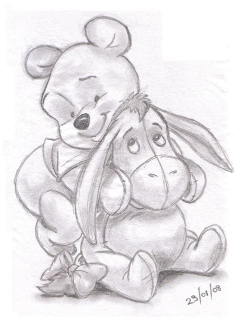 Pooh And Eeyore Disney Zeichnungen Disney Tattoos Disney Kunst