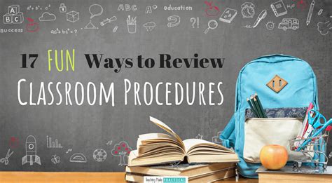 17 Fun Ways To Review Classroom Procedures Teaching Made Practical