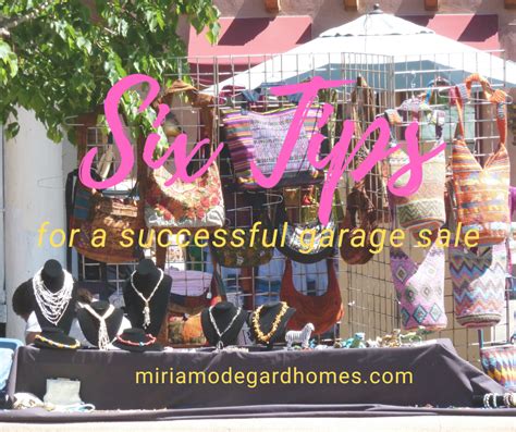 Six Tips For A Successful Garage Sale