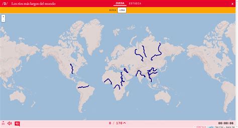 Rios Del Mundo Mapa Interactivo