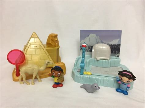 Disney Little Einsteins Pyramid And Alaska Playsets W Quincy And June