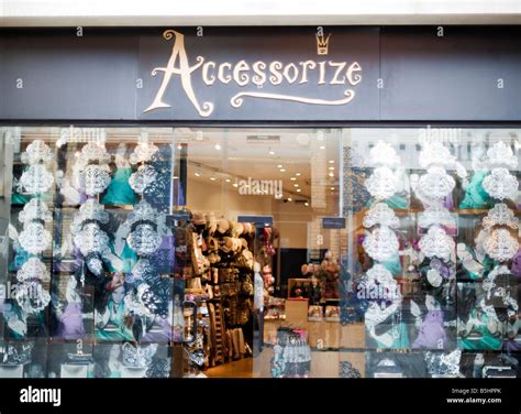 Accessorize Shop For Editorial Use Stock Photo Alamy