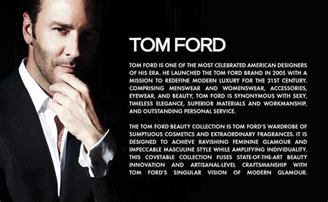 Tom Ford Biography Who Is Tom Ford And About Tom Ford Tom Ford Tom