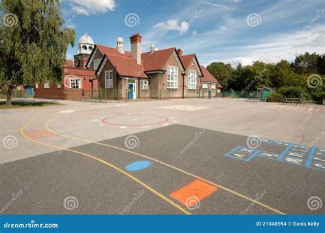 Primary School Playground And Building Stock Photo Image Of Junior