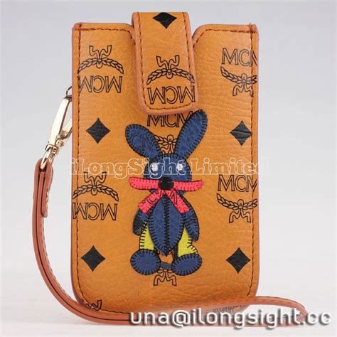 Mcm Rabbit Pattern Pu Leather Mobile Phone Cases For Iphone Samsung