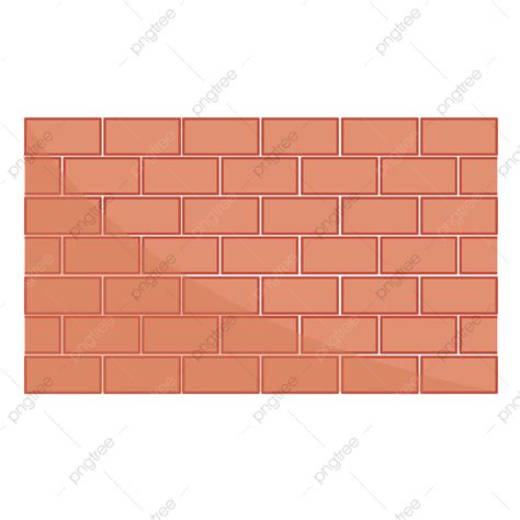 Red Brick Wall Png Image Exquisite Red Brick Wall Illustration Neat