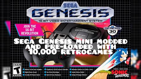 Sega Genesis Mini Modded With Hackchi 10000 Games Build How To Use