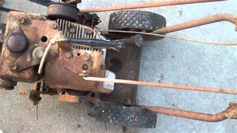 Vintage Sears Lawn Edger With Tecumseh Gas Engine Youtube