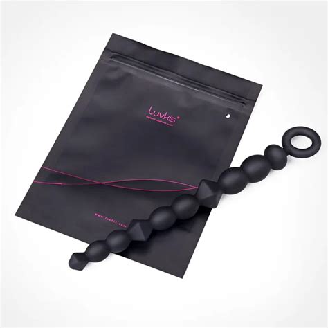 Luvkis Anal Sex Toys Prostate Massager Anal Beads 100 Silicone Anal