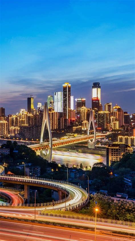 Chongqingchina Edifícios Arquitetura República Popular Da China