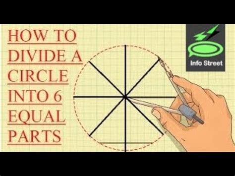 So do 360 edivided by 6. How to divide a circle into 6 equal parts|| Using only ...
