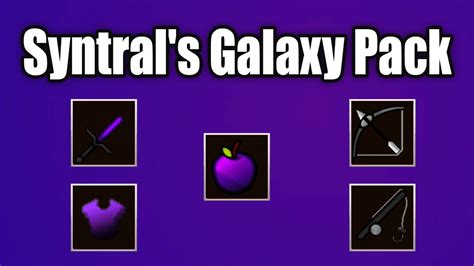 Syntrals Galaxy Pack El Mejor Texture Pack Minecraft Uhcpvp 256x