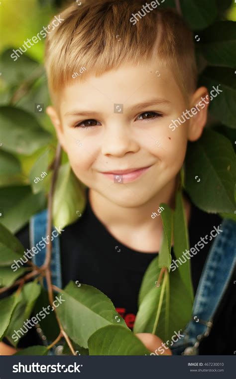 Portrait Smiling Seven Year Old Boy Stock Photo 467230010 Shutterstock