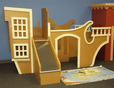 Kids Indoor Playhouse With Slide Cedarworks Promotes Active Indoor