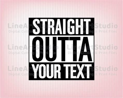 Straight Outta SVG Files SVG Cutting Files Cutting Files