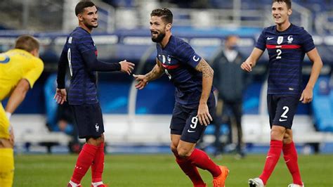 Place au portugal dimanche en ligue. Giroud Netted Twice as France Demolition Ukraine 7-1 - Foto En.tempo.co