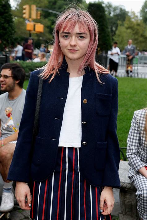 Maisie Williams Attends Thom Browne The Officepeople Performance