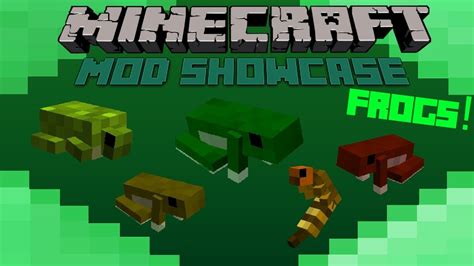 Minecraft Mod Showcase Frogs Insane Pets Youtube