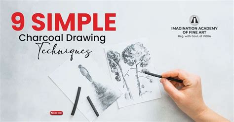 Simple Charcoal Drawing Techniques Charcoal Painting Tips