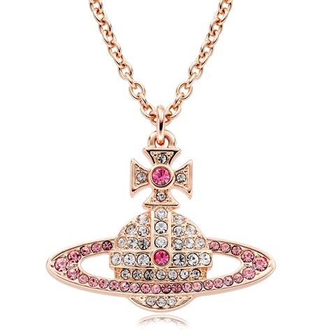 Vivienne Westwood Kika Pink Pendant 0130013 Beaverbrooks The Jewellers