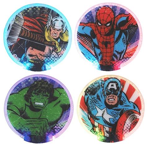 Marvel Lighted Coaster 4 Pack