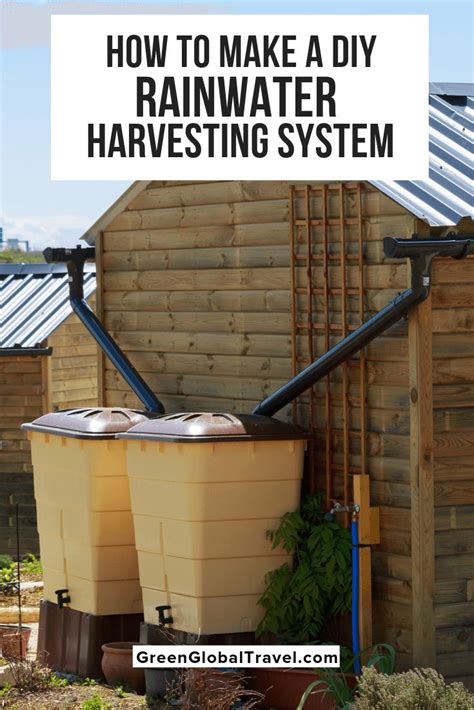 How To Make A Diy Rainwater Harvesting System Rainwater Harvesting System Rain Water