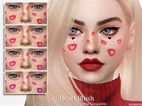 I Heart Blush At Msq Sims Sims 4 Updates