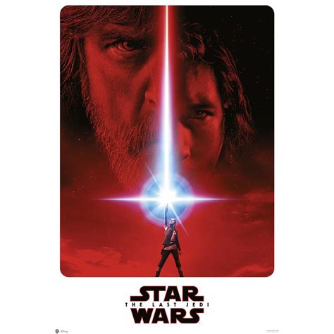 Poster Star Wars Episode 8 Teaser Onesheet Size Sur Close Up