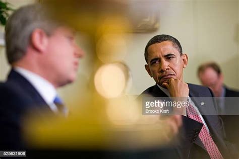 President Obama Meets With Canadian Prime Minister Stephen Harper At The White House Photos And
