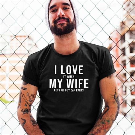 Ich Liebe Es Wenn Meine Frau L Sst Mich Auto Teile Shirt Etsy