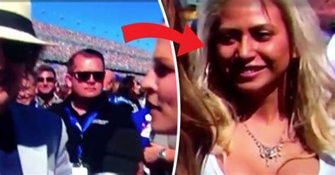 Creepy Cameraman Caught Ogling Hot Blonde Race Fan As Nascar Sex Factor