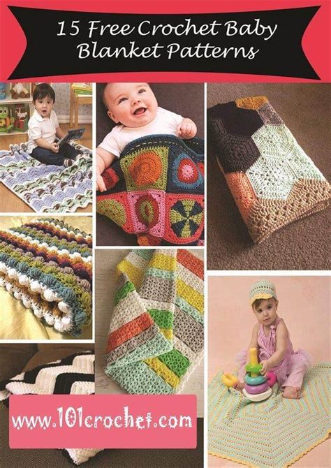 15 Free Crochet Baby Blanket Patterns 101 Crochet