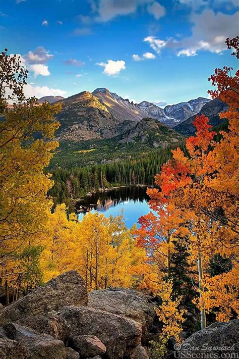 Bear Lake In Rocky Mountain National Park Near Estes Park Colorado
