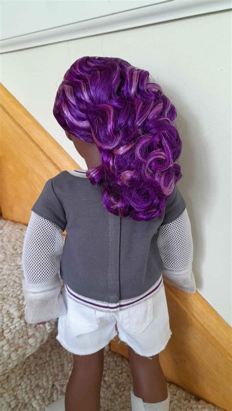 American Girl Doll Purple Hair Dolls Franklin North Carolina Facebook Marketplace