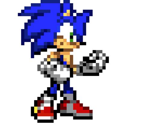 Pixel Art Video Game Sprites Paint Brush Art Sonic And Shadow Sonic