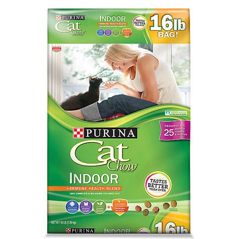 Dry kibble stays fresh longer, allowing your cat to feed throughout the day or night. Purina® Cat Chow® Indoor Adult Cat Food | cat Dry Food ...