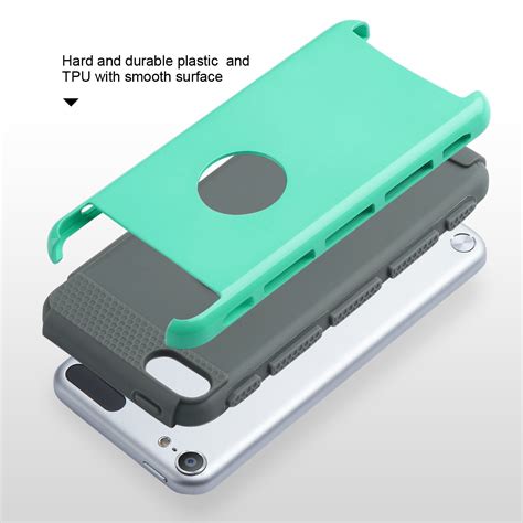 Hybrid Shockproof High Impact Rubber Slim Hard Case Cover For Ipod