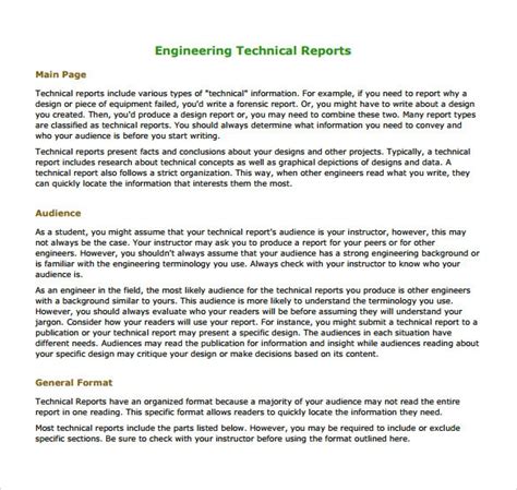 This includes examples of the most common. 10+ Technical Report Writing Examples - PDF | Examples